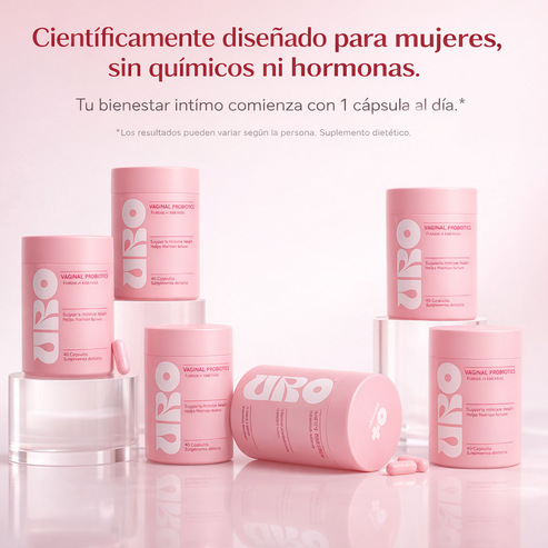 URO - Probióticos Vaginales (60 cápsulas)